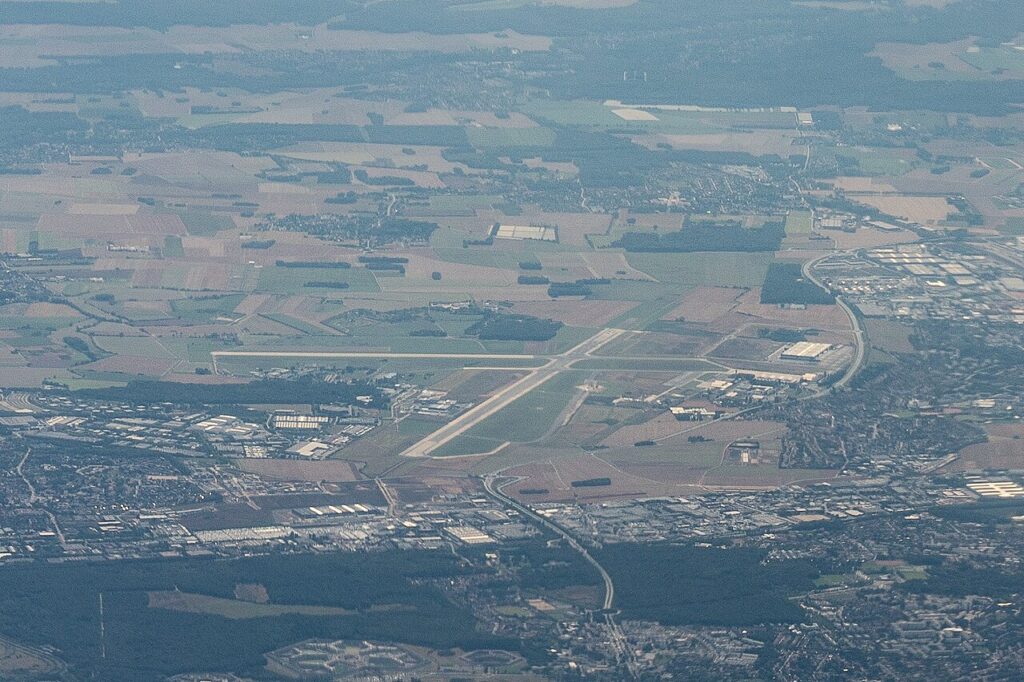 Ancienne base aérienne 217, vue du ciel