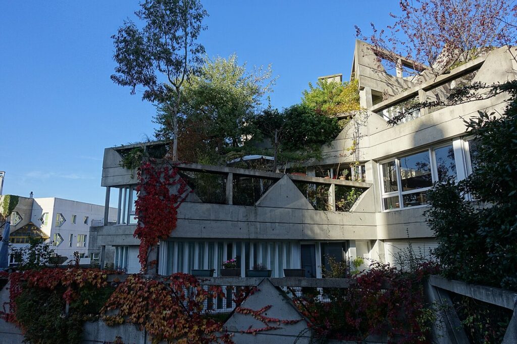 Les « étoiles » de Jean Renaudie, centre-ville d'Ivry-sur-Seine