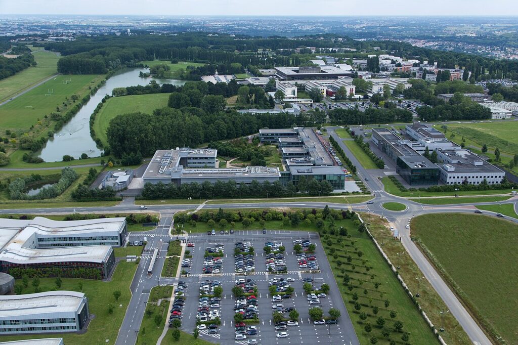 Campus de l'École polytechnique à Palaiseau (Paris-Saclay)